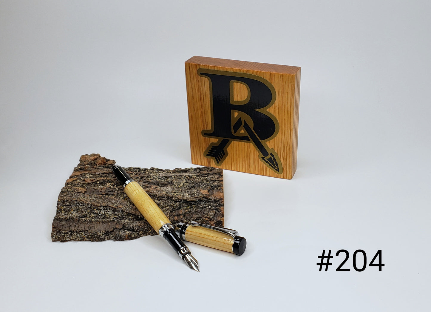Broken Arrow Tiger Tree - Fountain Pen - Chrome