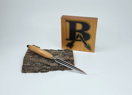 Broken Arrow Tiger Tree - Chrome Letter Opener